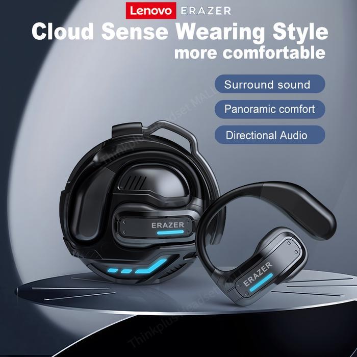 Lenovo ERAZER X8 TWS Transformer Earphone Bluetooth 5.4 Headset Wireless Gaming Open Ear AI
