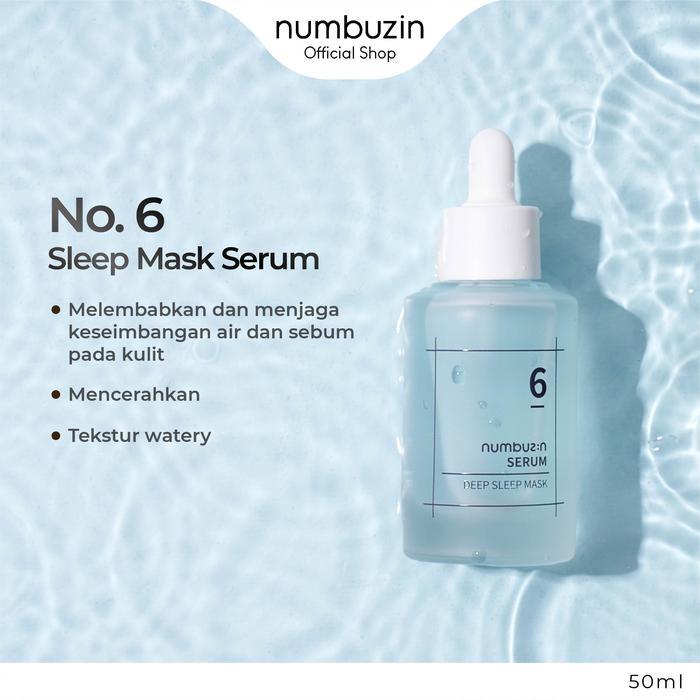 [NEAR ED 10/2026] Numbuzin No.6 Deep Sleep Mask Serum 50ml