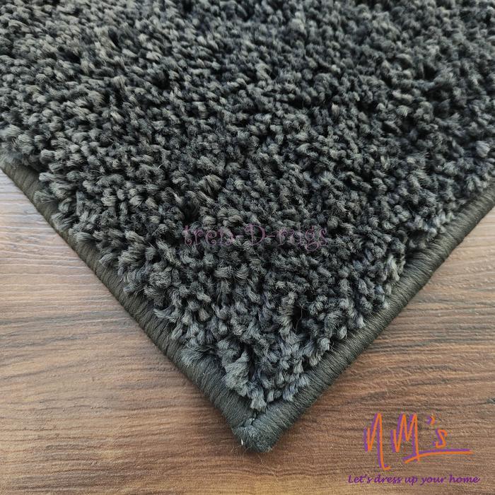 Tren-D-rugs karpet shaggy polos jumbo besar ruang tamu tebal 200x300