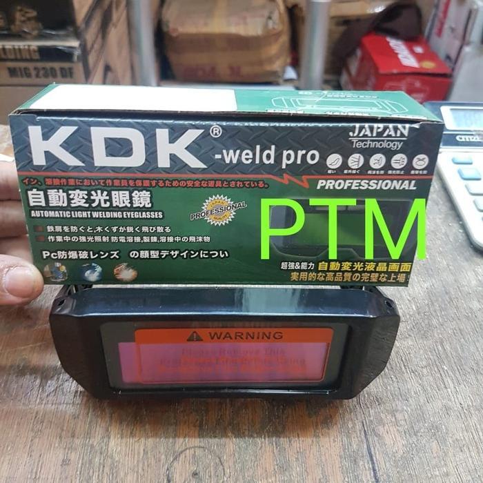 New KACAMATA LAS OTOMATIS KDK / KACA MATA LAS AUTO DARK KDK WELD