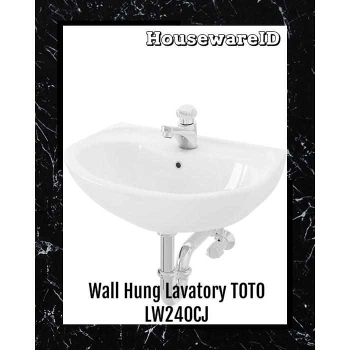 Wastafel Toto Lw240Cj Original, Washtafel Lavatory Toto Tipe Lw240 Cj