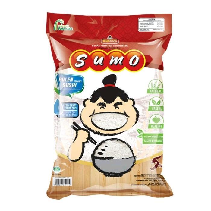 beras sumo 5kg/3kg murah pulen seperti sushi Food Rice
