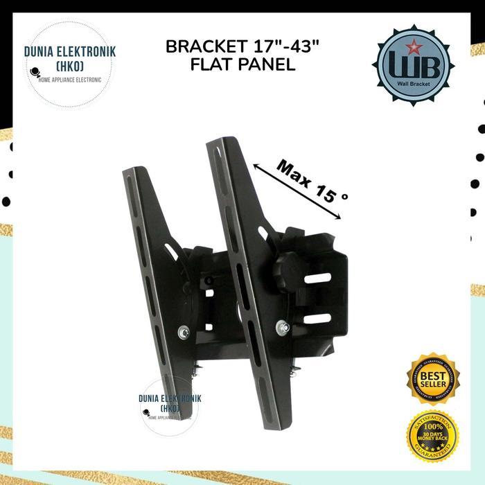 BRACKET TV LCD WB HIJAU 17"-43" WALL BRACKET 17 - 43 INCH ADJUSTABLE