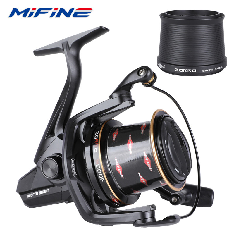 MIFINE ZORRO Spinning Fishing Carp Reel 8000-10000 Series Spool Coil Saltwater Reel 18KG Max Drag