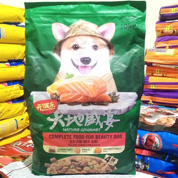 GOJEK Kf Beauty Nature Dog Salmon 10kg/Makanan Anjing Kitchen Flavou