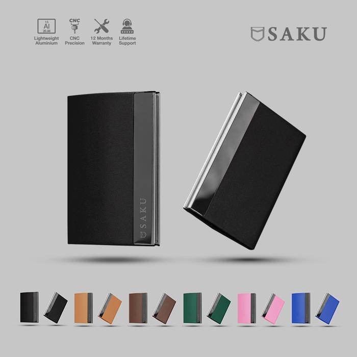 Eiger Wallet - Dompet Kartu Nama Kotak Kartu Nama Kertas Kulit Business Card Holder Wallet Pria