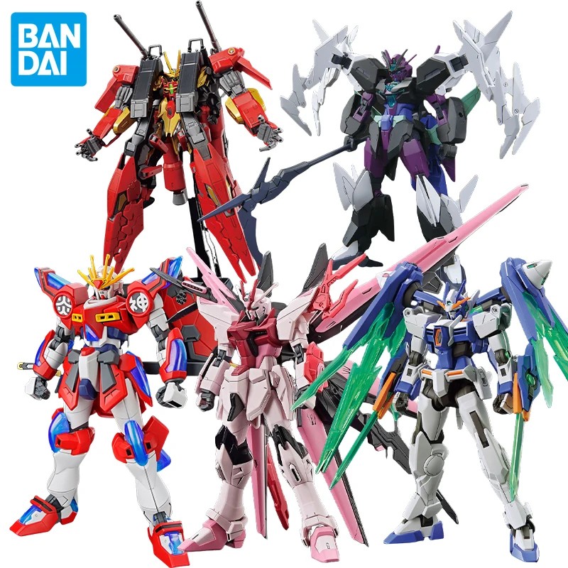 Bandai GUNDAM BUILD METAVERSE Anime Figure HG Strike Freedom Rouge Action Figure Shin Buring Gundam