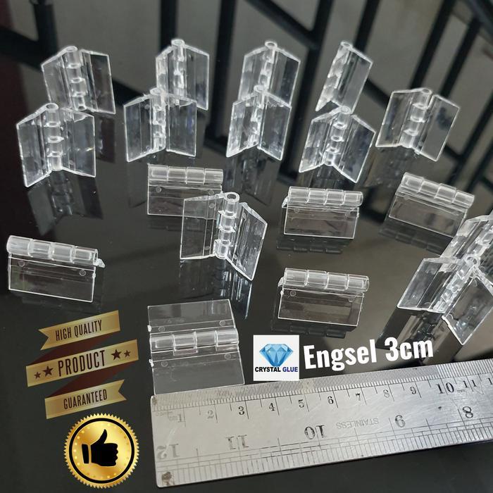 engsel akrilik 3cm , engsel acrylic, lem akrilik