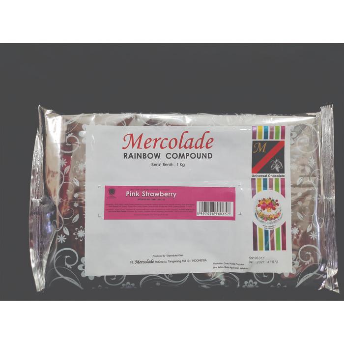 Mercolade Pink Strawberry 1Kg / Coklat Batang