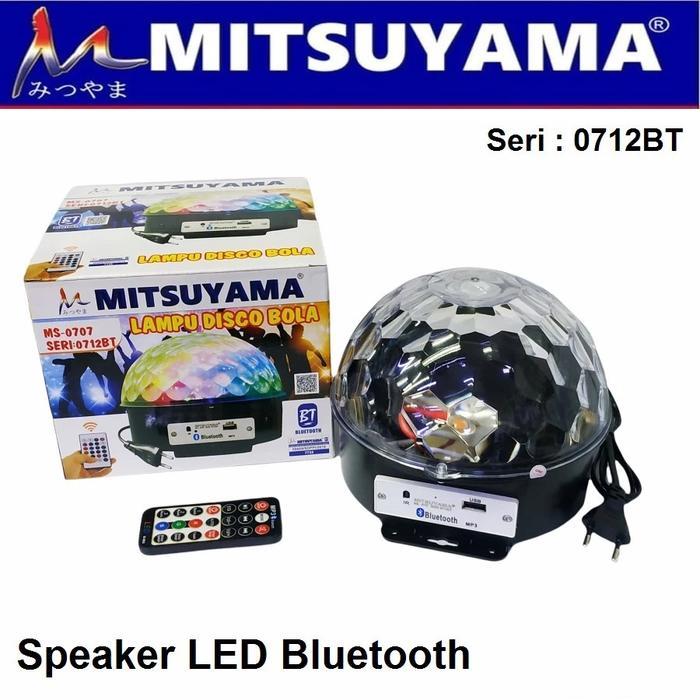 Lampu Disco Bola 6 LED 3W / Mitsuyama Lampu Disco Bluetooth MS-0707
