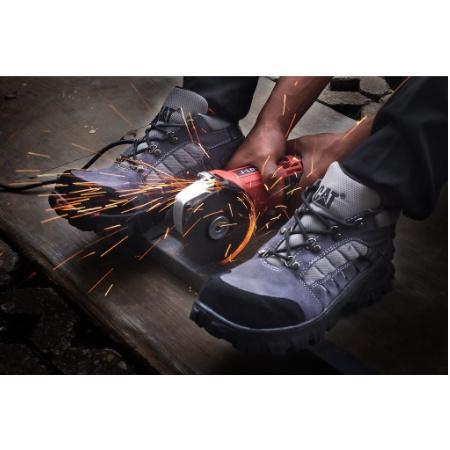 Sepatu Safety Ujung Besi Caterpillar Buldozer Sepatu Pria Tactical Sol Karet Non Slip Besi Kerja