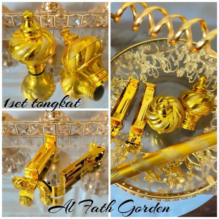 SetBatang Gorden Tongkat Rollet Jendela