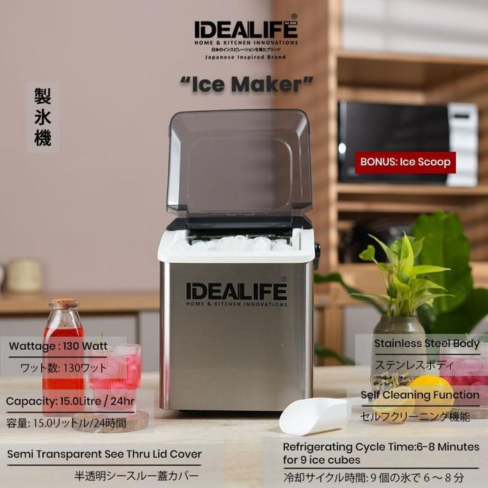 IDEALIFE IL-121 Ice Maker - Pembuat Es Batu