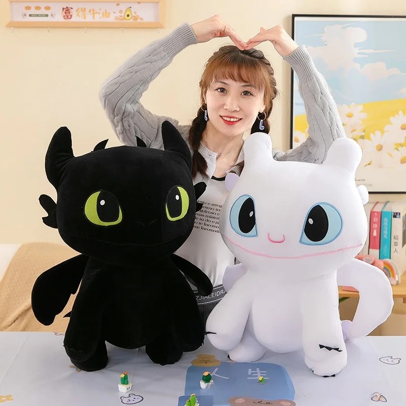 Kawaii Toothless Dragon Plush Toy Body Pillow Cute Cartoon How to Train your Dragon Stuffed Doll