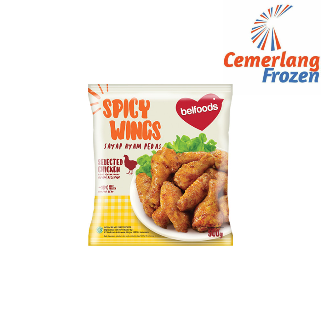 BELFOODS SPICY WINGS 500GR