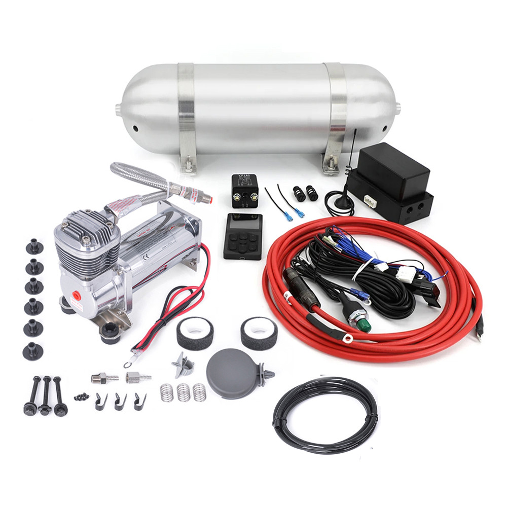 UNIVERSAL AIR MANAGEMENT KIT AIR SUSPENSION SYSTEM ELECTRONIC CONTROLLER SYSTEM W/ 1X SEAMLESS AIR