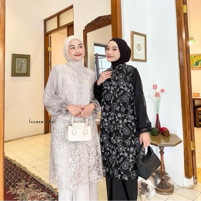 Locana Label Aluna Lacey Tunic Pasti Diskon