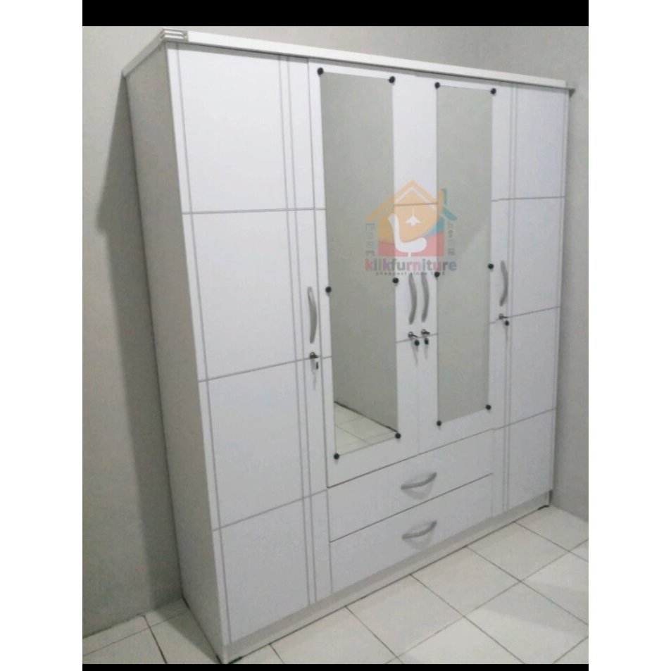 lemari pakaian 4pintu