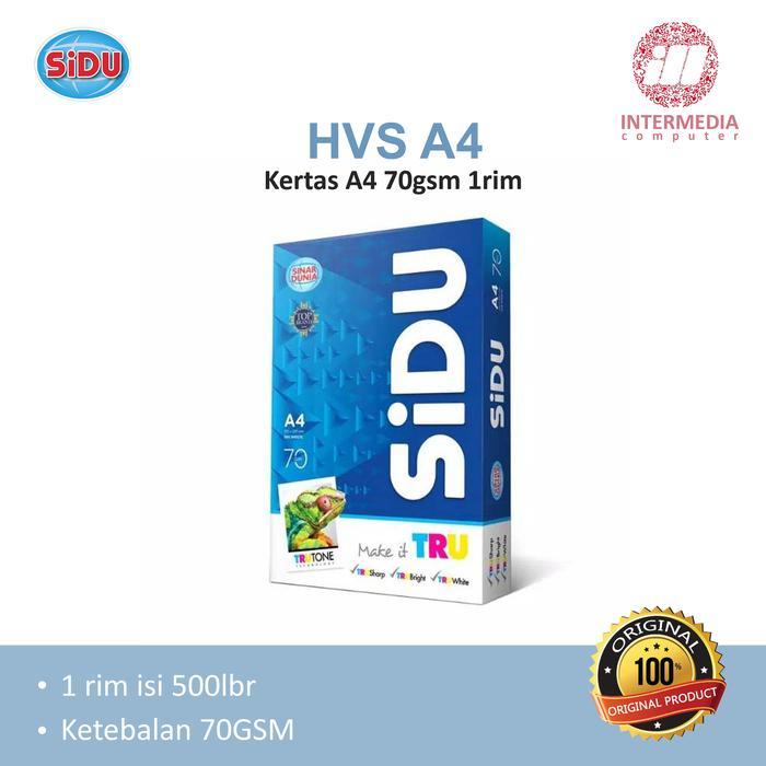 KERTAS HVS SIDU A4 70GRAM