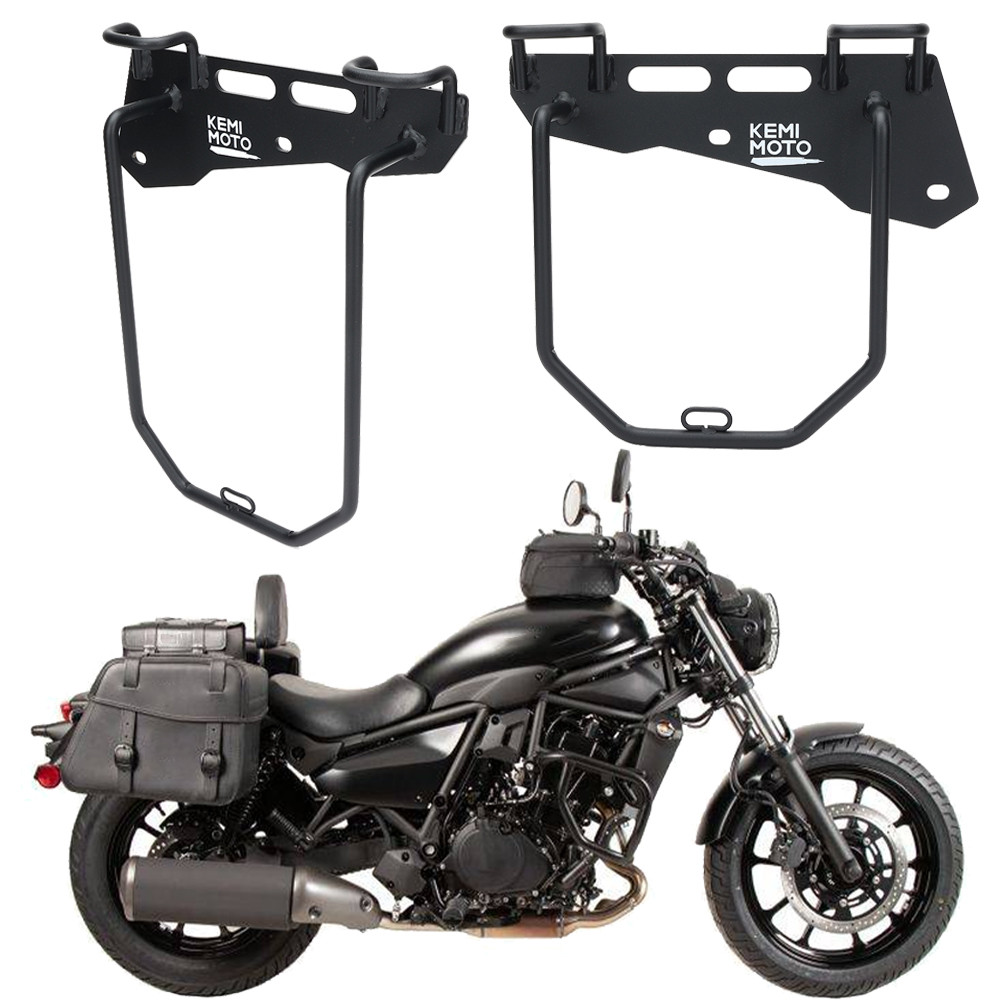 For Kawasaki Eliminator Motorcycle Luggage Racks Left and Right Side Racks Saddle Bag Bracket Side B