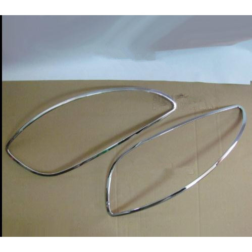 ABS Chrome Rear headlight Side shade Lamp Cover for Peugeot 206/207 Car styling