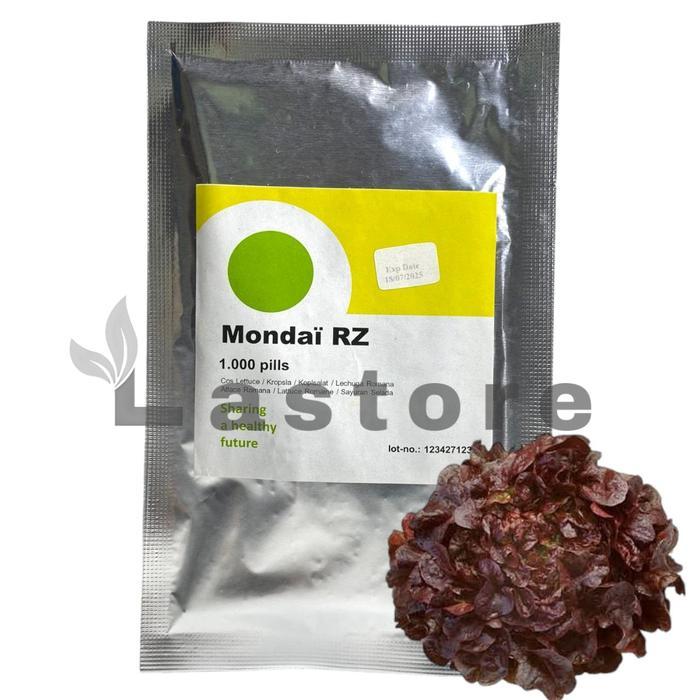 Benih Selada MONDAI RZ Isi 1000 Pills Red Oakleaf Rijk Zwaan