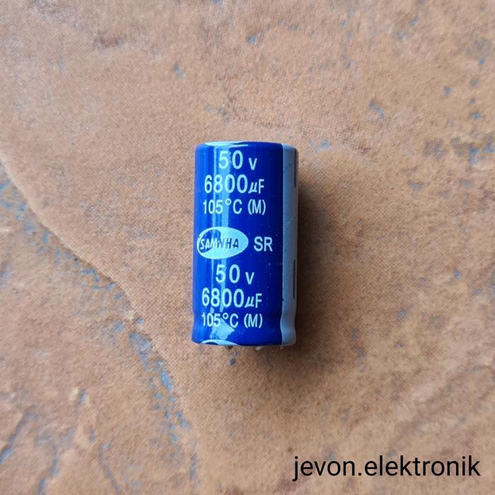 Capasitor Elco 6800 uf 50 v kapasitor elko 6800uf 50v