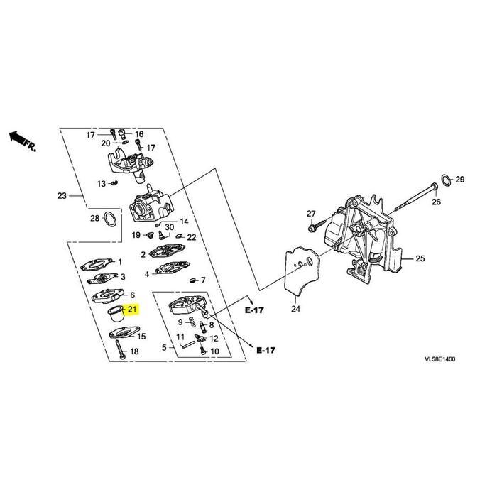 Honda UMR 435N/UMR 435T/UMK 435T Brush Cutter Pump Primer