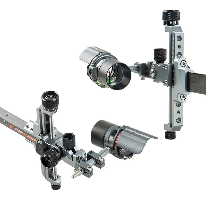 TOPOINT TP8750 Competitive Equipment TP8810 Shooting Compound Bow Sight Set Scope Lens 2X/4X/6X/8X