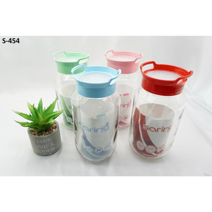 Stok Baru BERA JAR / TOPLES KACA KEDAP UDARA 1500ml 1500cc Kode S-454