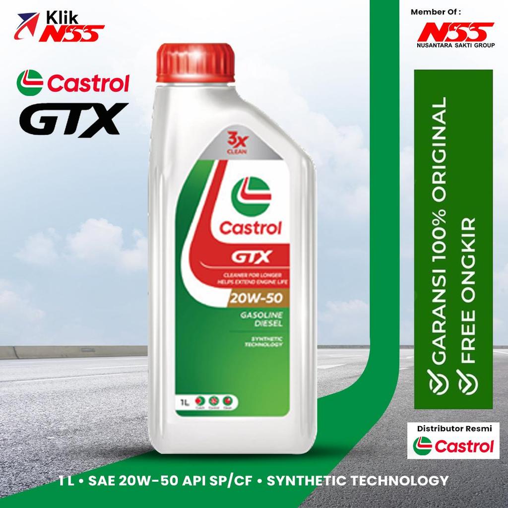 CASTROL GTX 20W-50 SL/CF 1L | 3441018