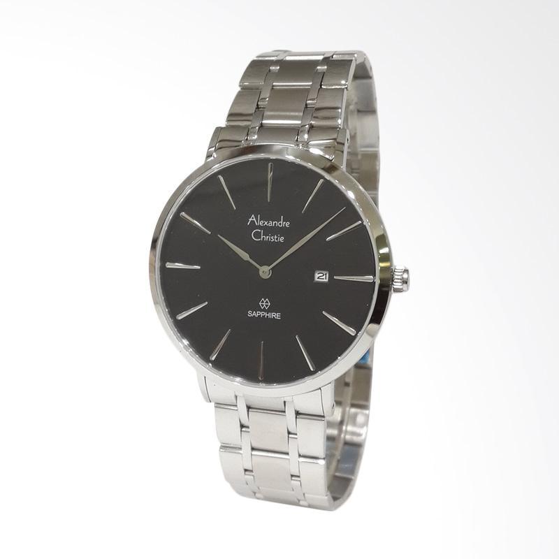 Alexandre Christie Sapphire Series 8539MDBSSBA Jam Tangan Pria - Silver
