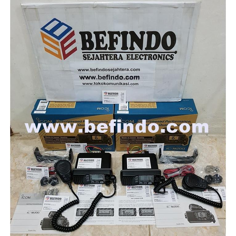 Radio Rig Vhf Marine Icom Ic-M200 Murah Dan Bergaransi Co