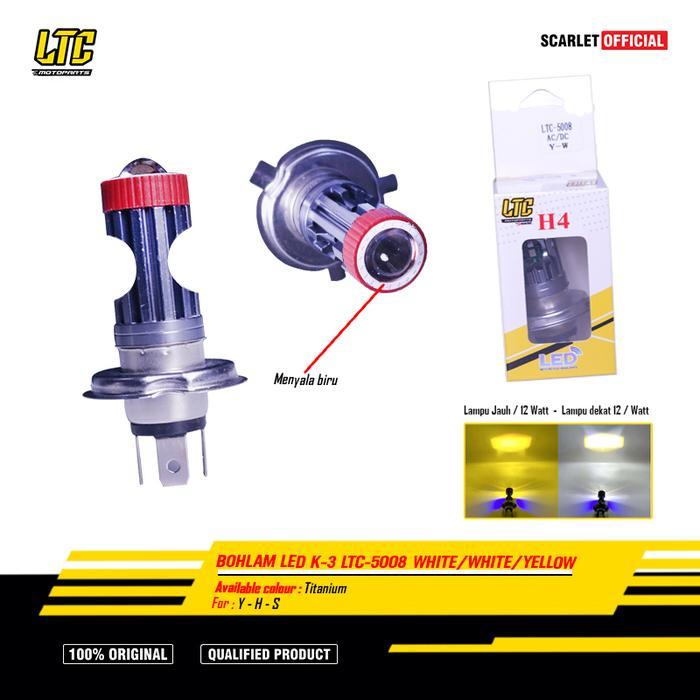 LTC - Bohlam Motor Lampu Depan 5008 H4 Racing