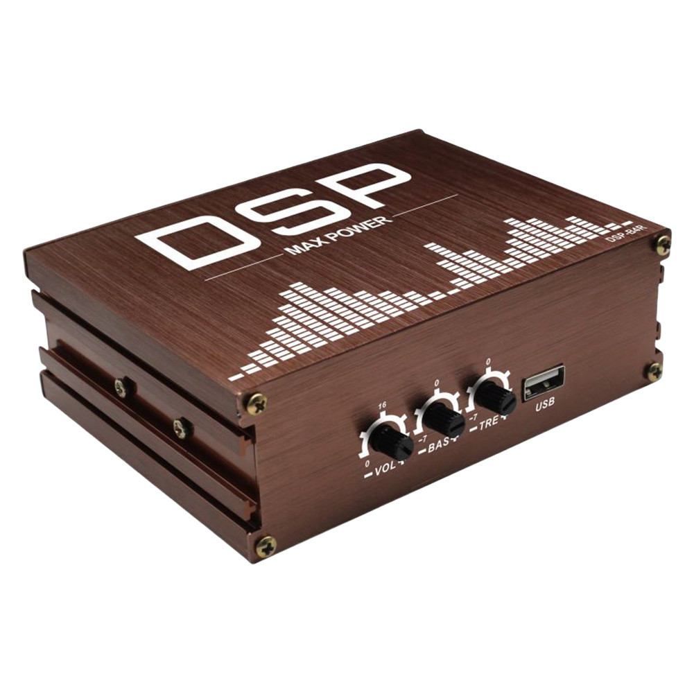 4x50W Car DSP Digital Audio Processor Support APP Control Car DSP Amplifier Audio Digital Sound