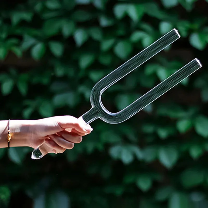 Cameroon Transparent Tuning Fork Crystal Tuning Forks Portable Medical Diapason Sound Healing