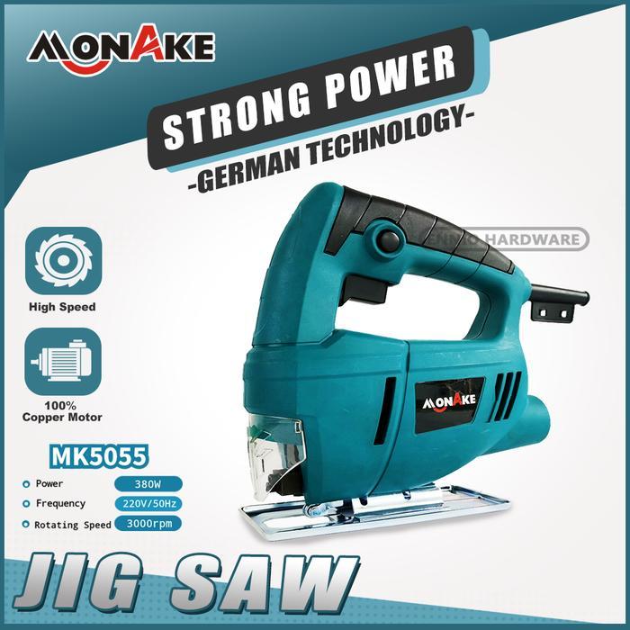 Krisbow Modern - Monake Mesin Jigsaw Gergaji Jig Saw Triplek Potong Kayu Listrik Mk5055