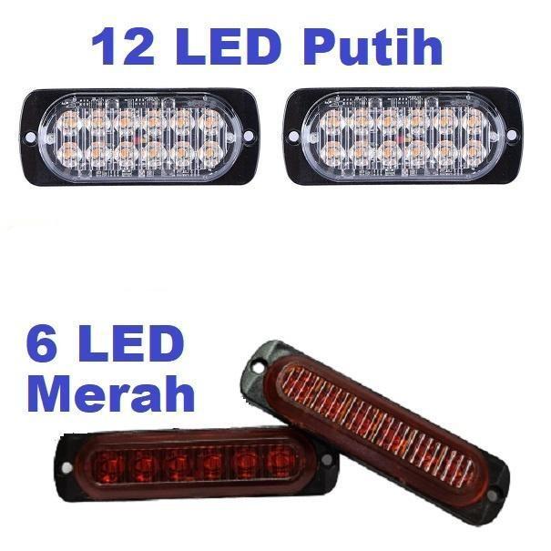 Lampu LED Truk Mobil Motor Tempel Samping Truck Car Motorcycle Side Light Lamp Warning Light