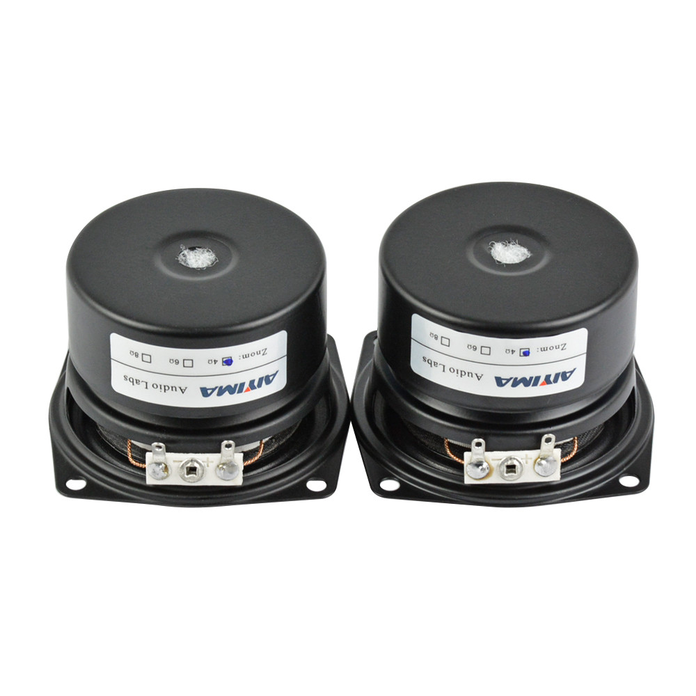 AIYIMA 2Pcs 2.5 Inch Audio Full Range Speaker 4 8 Ohm HIFI Home Theater 8-15W Music Desktop Speaker