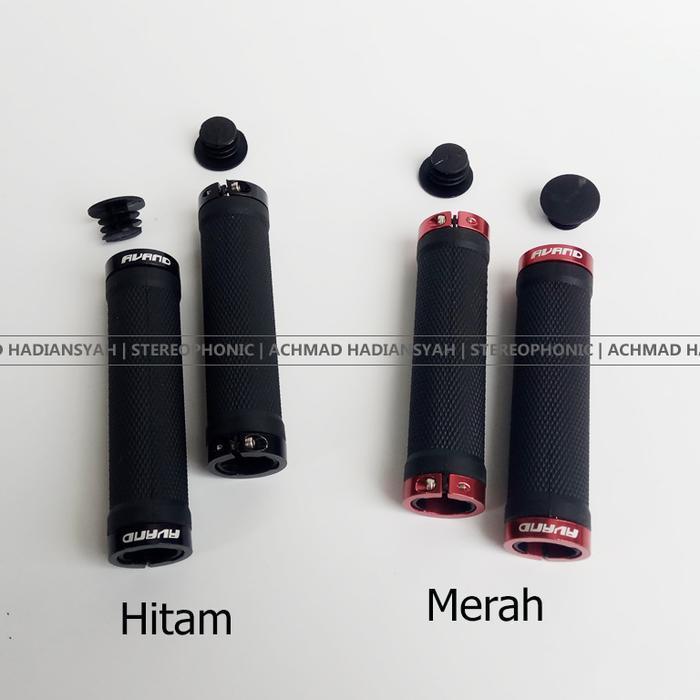 Polisport United - Grip Lock Avand Grip Sepeda Grip Double Lock Red Avand