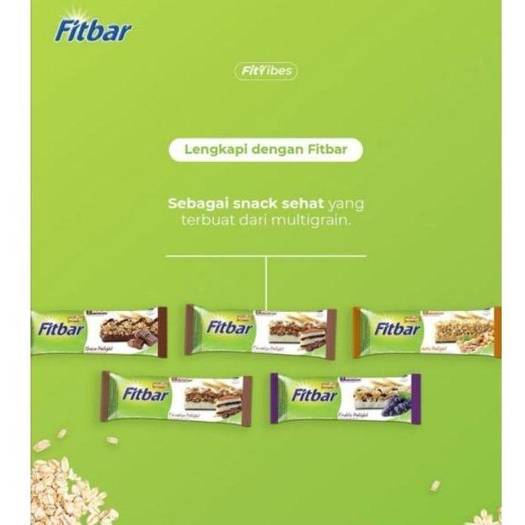 "New" FITBAR Sereal Bar - Cemilan Oat Gandum Instan - Multigrain
