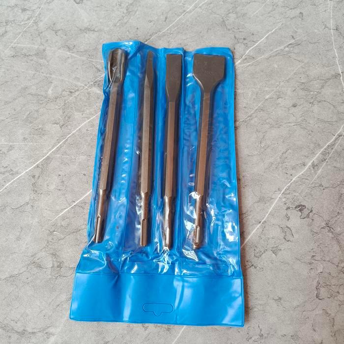 Orion Modern - Mata Bor Tembok Beton Sds 4 Pcs Pahat Flat Chisel Bobok Set