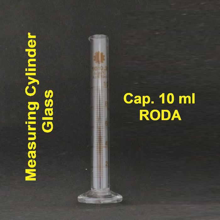 JTTOP" MEASURING CYLINDER 10 ML GELAS UKUR KACA 10 ML GELAS TAKARAN