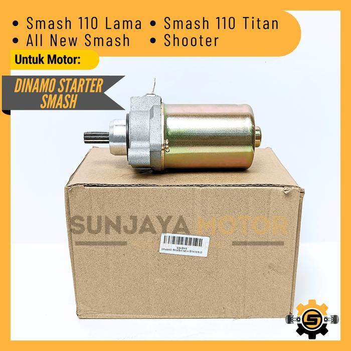 Motor Stater Kualitas Original Suzuki B09 Dinamo Starter Smash 110 Lama All New Smash Shooter Dynamo
