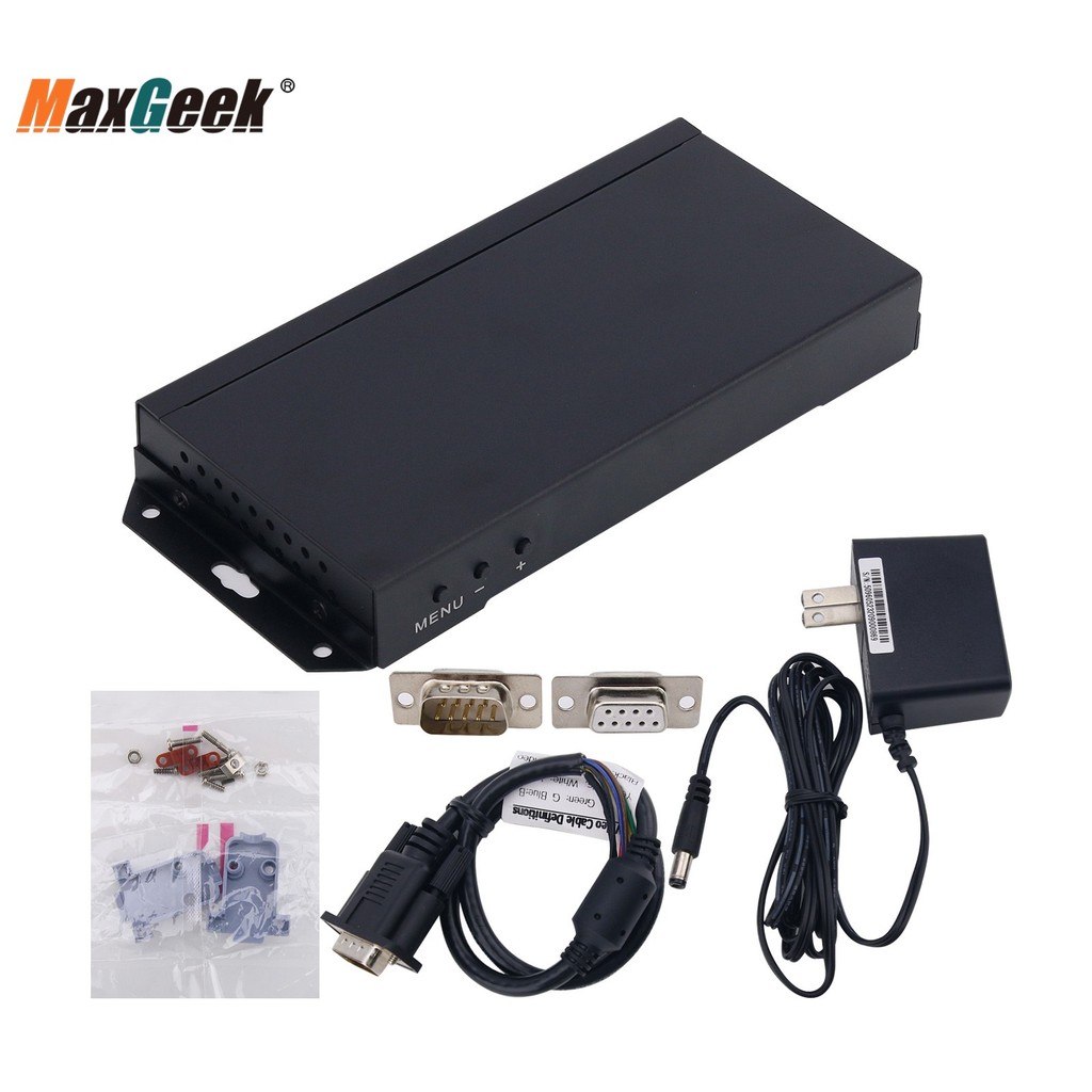 NEW Maxgeek IVC-829 Industrial Monitor Video Converter MDA/CGA/EGA/RGB to VGA Converter for Industri