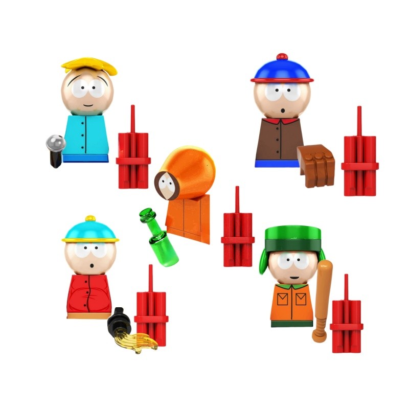 Anime Action Figures Blocks South Character Figures Children Toys ParkSouth Park