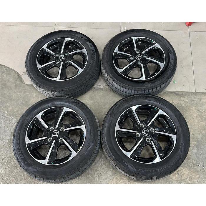 velg oem mobil brio e facelift ring 14 pcd 4x100 ban 175 65 r14 dunlop bisa buat vios ayla agya caly