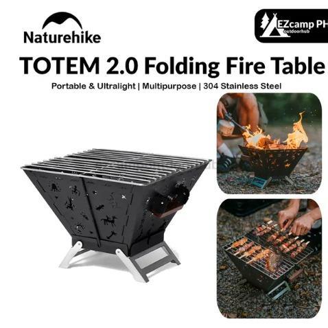 TUNGKU FIRE PIT GRILL BBQ KAYU BAKAR CAMPING NATUREHIKE CNH22CJ036