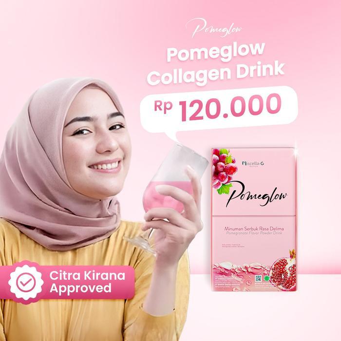 Pomeglow Collagen Drink Ori Bpom Aman Untuk Bumil Busui 15 Sachet Pasti Diskon