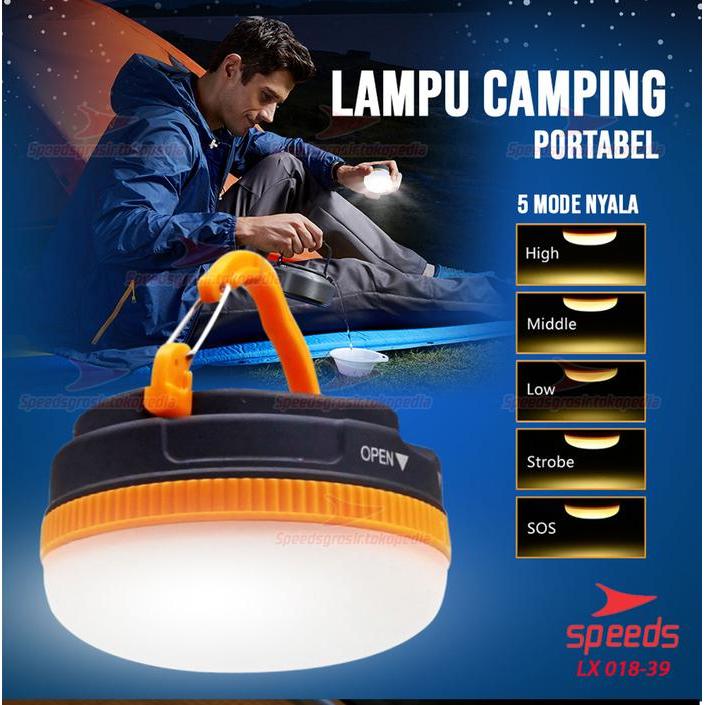 Lampu LED Lampu Emergency Cas Bohlam Multifungsi Lampu Outdoor 018-39